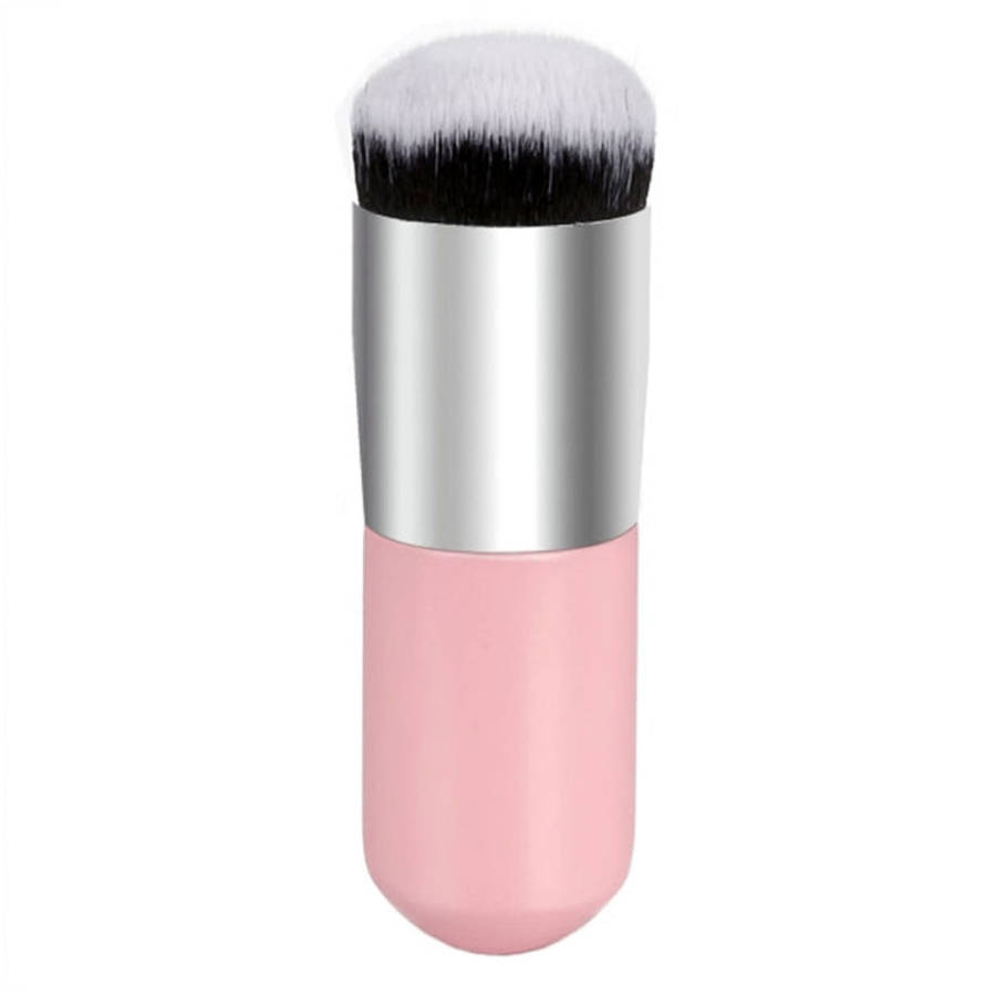 Short Wooden Handle Large Round Head Buffer Foundation Powder Makeup Brushes Plump Round Brush Ma...