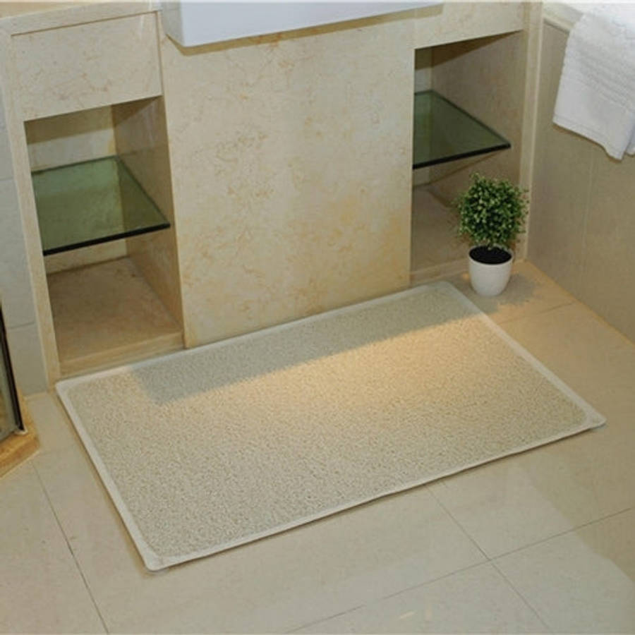 Rectangular Bathroom Bathtub Mildew Stain Resistant PVC Anti-skid Household Foot Pad Carpet, Size...