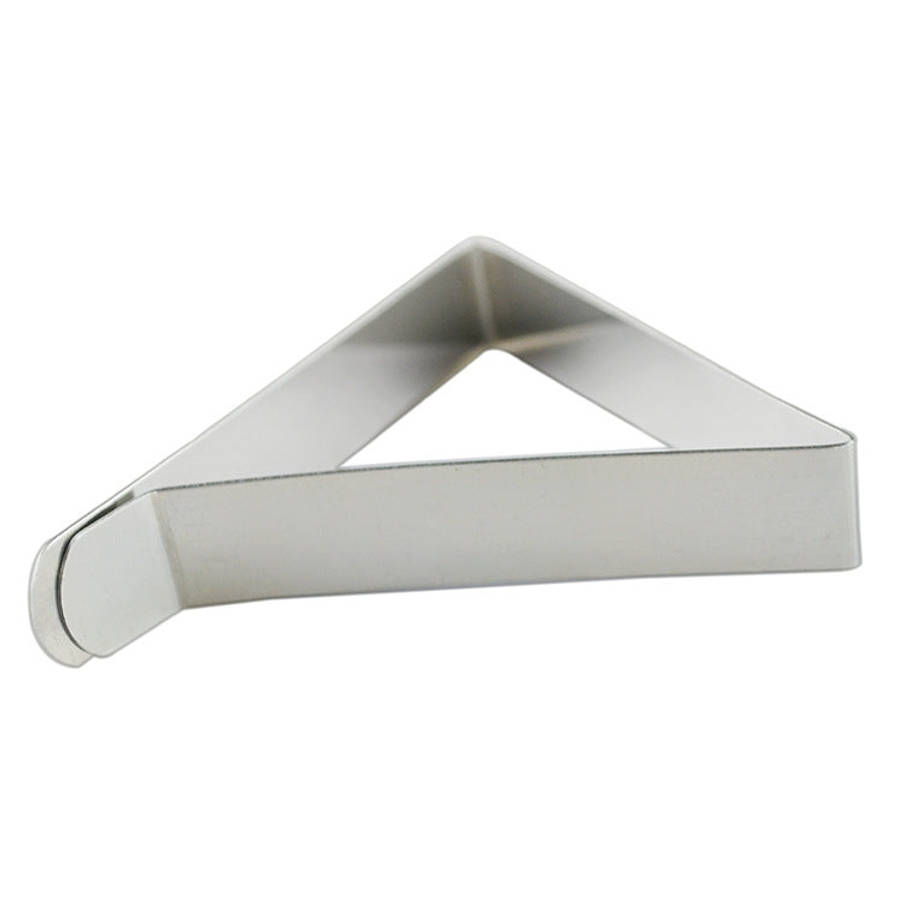 10 PCS Stainless Steel Tablecloth Clip Adjustable Triangle Clamp Holder, 10 PCS