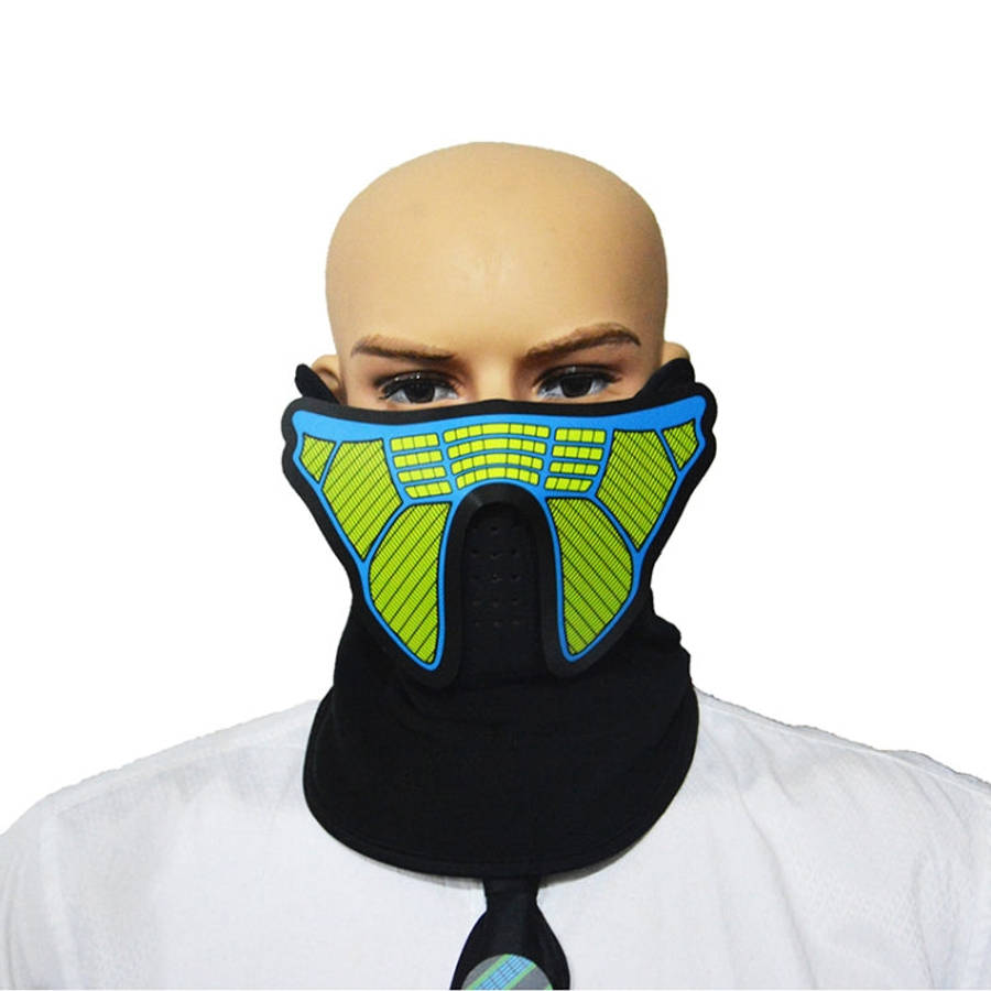 FG-MA-013 Halloween Mask Voice Control LED Cold Light Terror Cosplay Mask, FG-MA-013