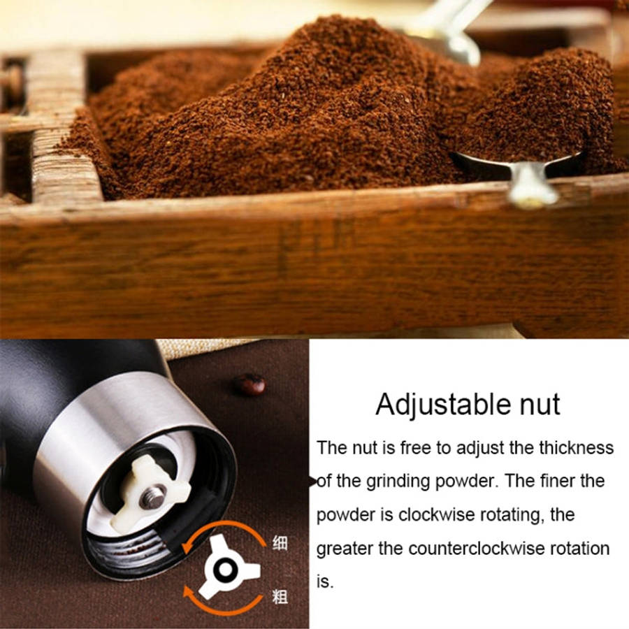 Portable Conical Burr Mill Manual Spice Herbs Hand Grinding Machine Coffee Grinder, Capacity: 36g...