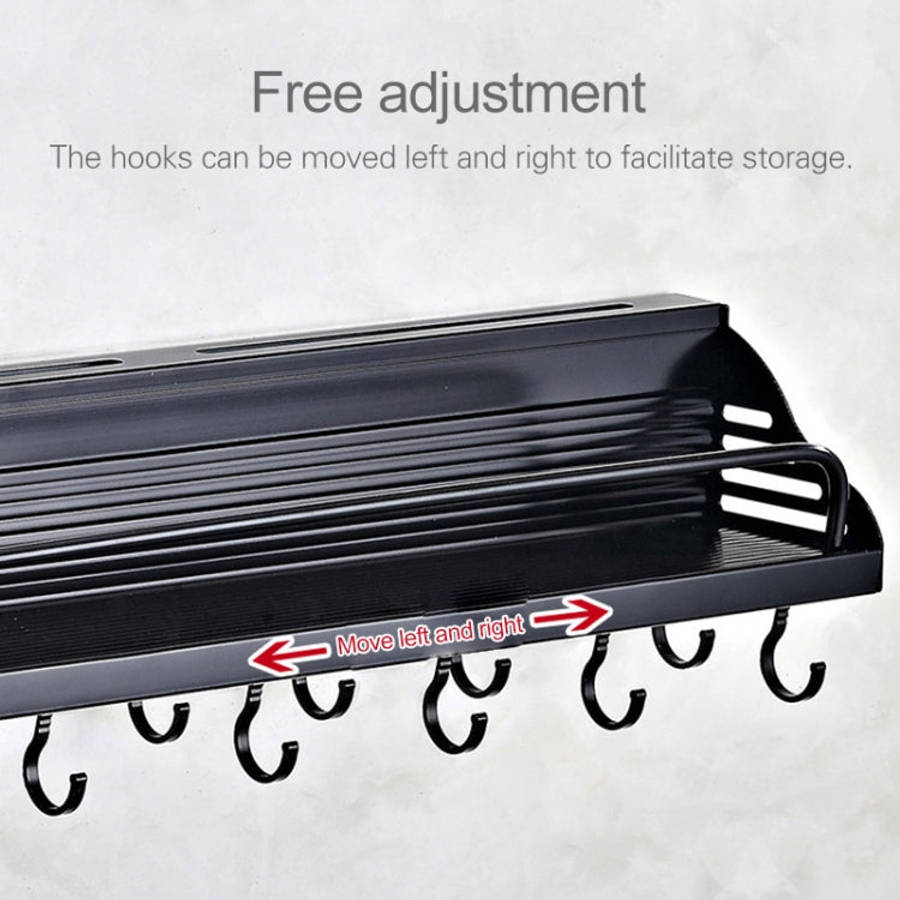 A Version 40cm 1 Cup Kitchen Multi-function Wall-mounted Condiment Storage Rack, A Version 40cm