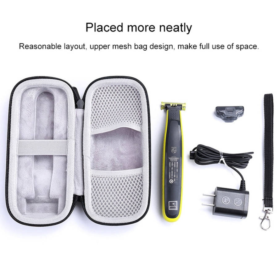 Portable EVA Shockproof Bag Shaver Storage Bag Box with Rope for Philips OneBlade, For Philips On...
