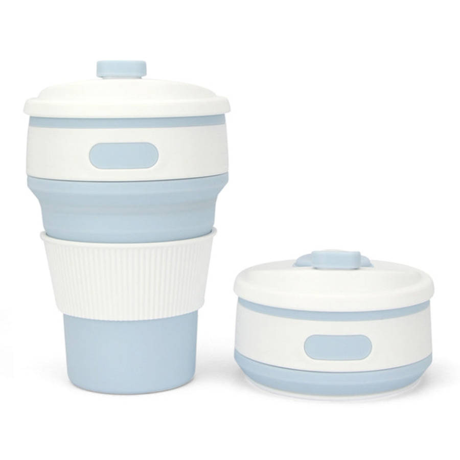 350ml Folding Portable Silicone Coffee Cup Multi-function Travel Cup