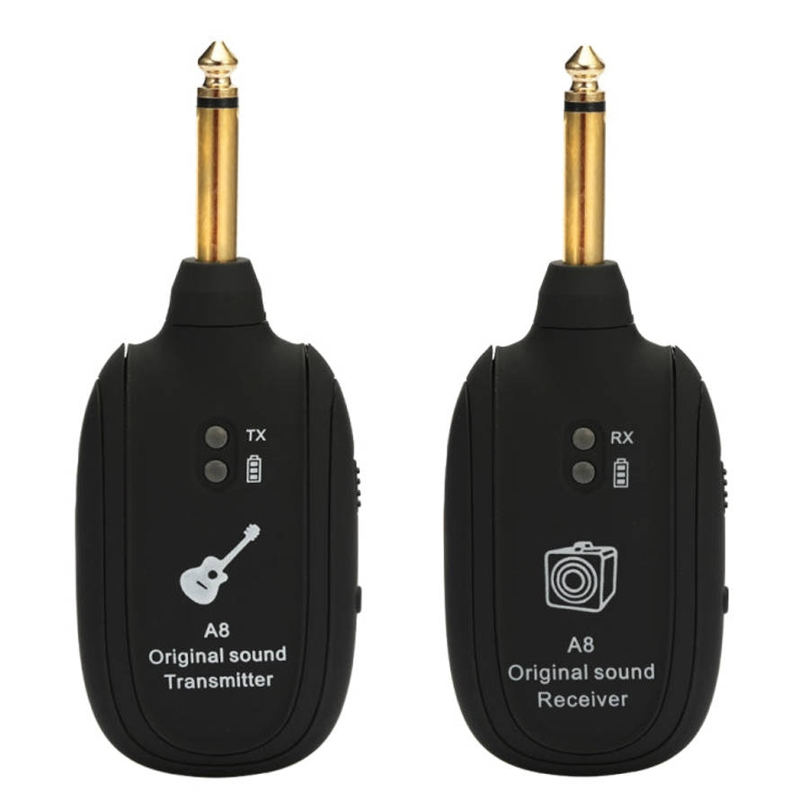 Guitar Wireless Transmitter Receiver A8 Electric Guitar Wireless Connection System Pickups, Guita...