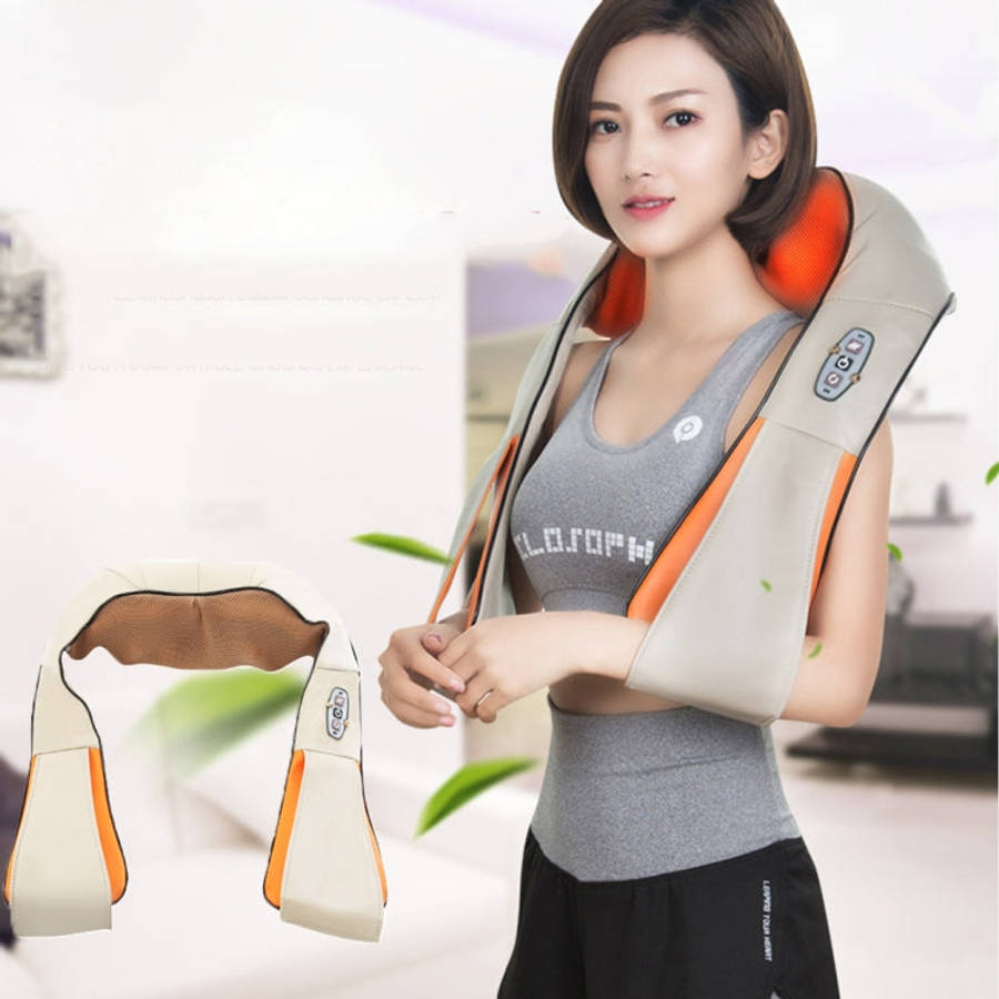 USB Charging Vibration Machine Neck Shawl Kneading Back Shoulder Vibration Massager
