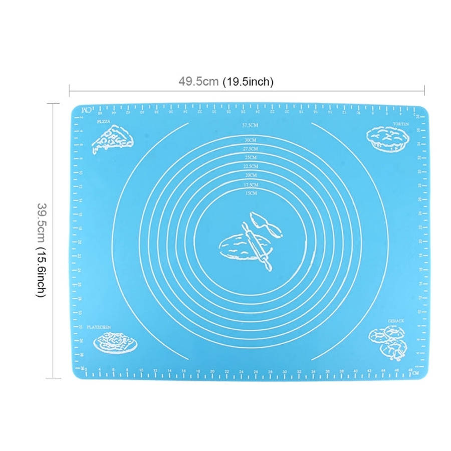 2 PCS Multi-purpose Baking Necessary Silicone Kneading Dough Pad / Flour Pad / Heat Insulation Me...