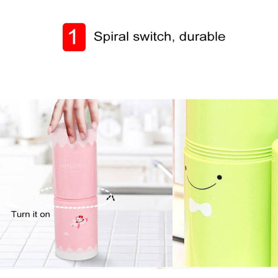 Creative 5 in 1 Portable Gargle Cup Shampoo Sub-Bottle Comb Make-up Mirror Travel Wash Kits, Stan...