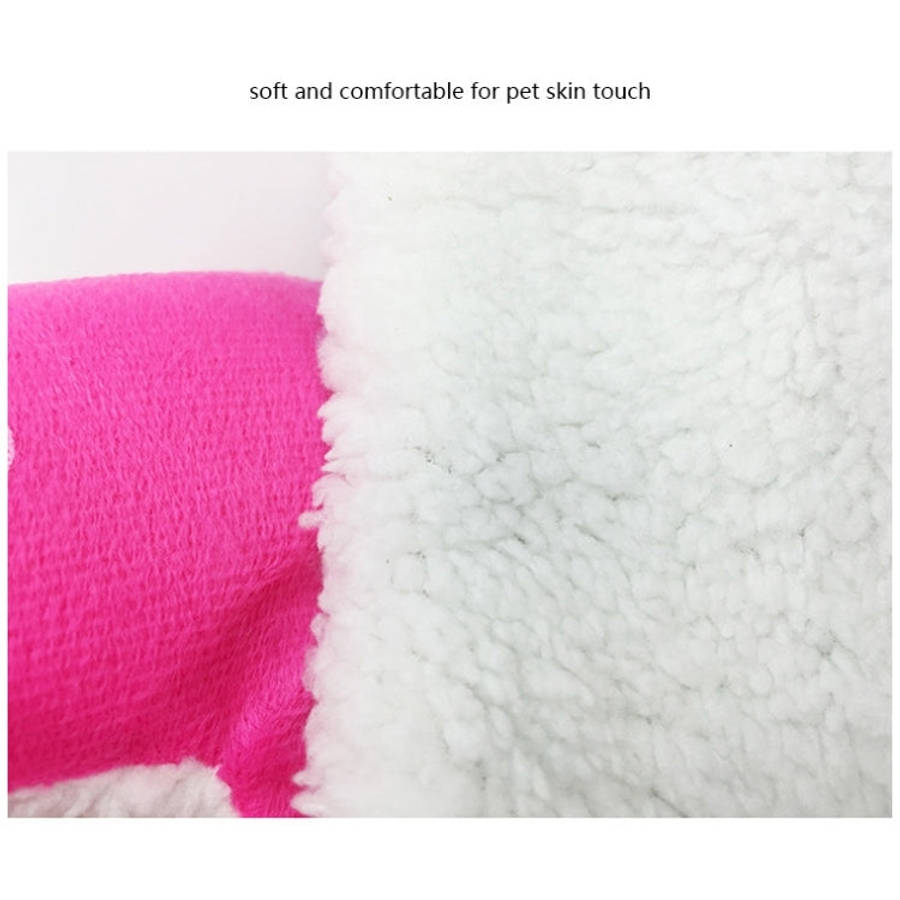 Strawberry Shaped Foldable Short Plush Pet House Nest, Size: M, Purple, Size M, Red, Size M, Pink...