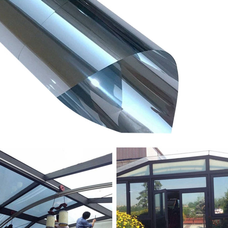 UV Reflective One Way Privacy Decoration Glass Window Film Sticker, Width: 80cm, Length: 1m, Widt...