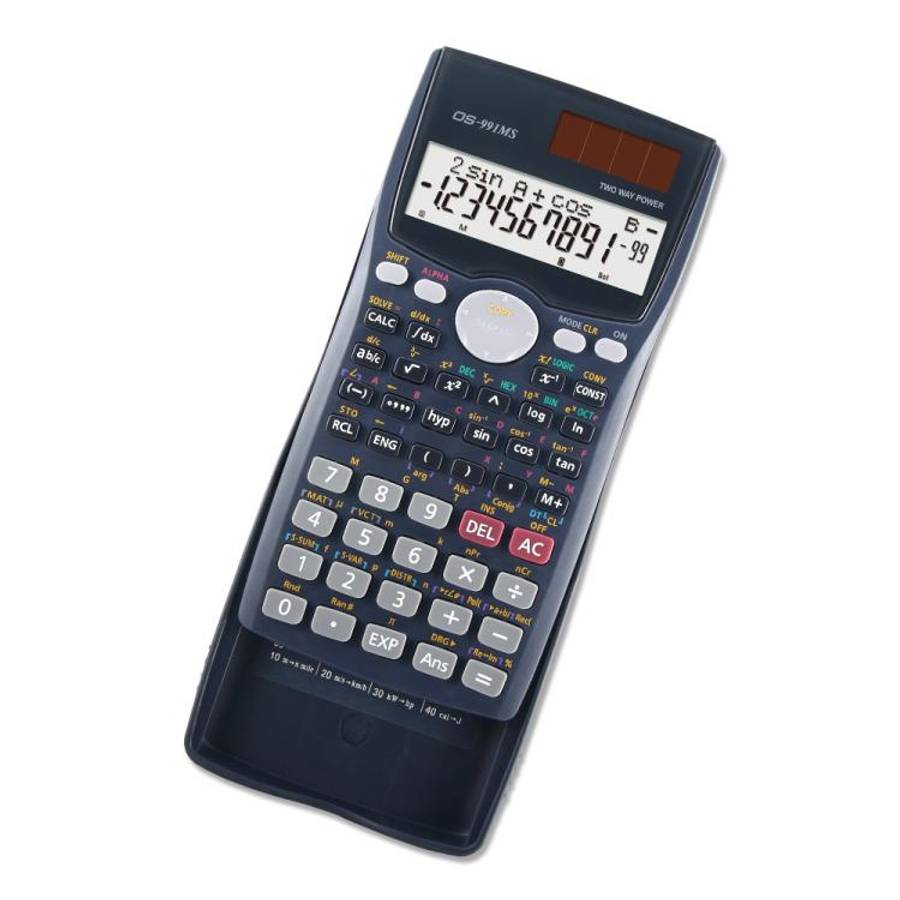 OSALO OS-991MS 10+2 Digits Double Line Display Multi-functional Student Function Scientific Calcu...
