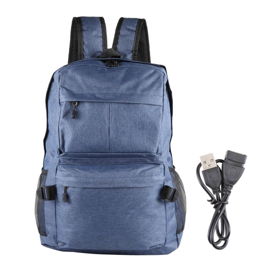 Universal Multi-Function Canvas Cloth Laptop Computer Shoulders Backpack Students Bag for 13-15 i...