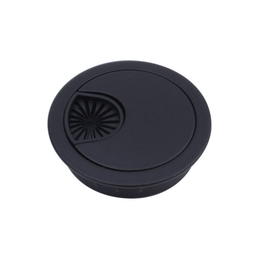Desk Computer Desktop Zinc Alloy Round Threading Box Hole Cover, Hole Diameter: 80mm (Green Bronz...
