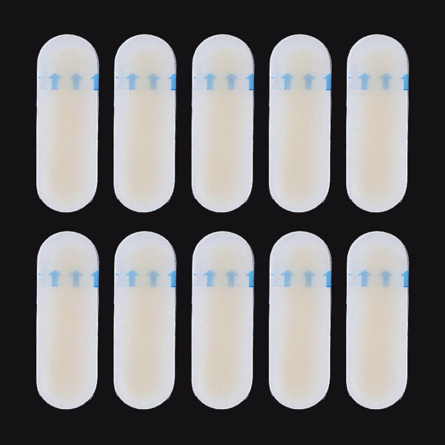 10 PCS Foot Care Skin Hydrogel Analgesic Plaster Blisters Slip Heel Protector Size: 20x60cm, Size...