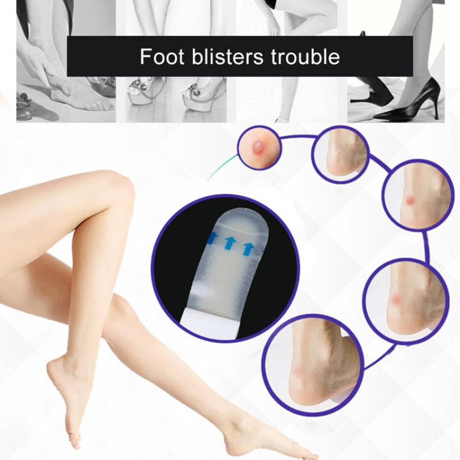 10 PCS Foot Care Skin Hydrogel Analgesic Plaster Blisters Slip Heel Protector Size: 20x60cm, Size...