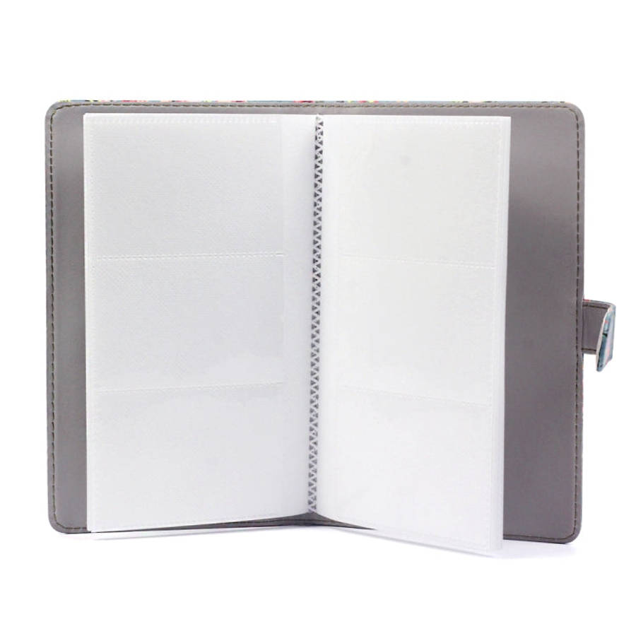 Rose Pattern 3 inch DIY PU Mini Creativity Insert Type 32 Pages Exquisite Photo Album for Polaroi...