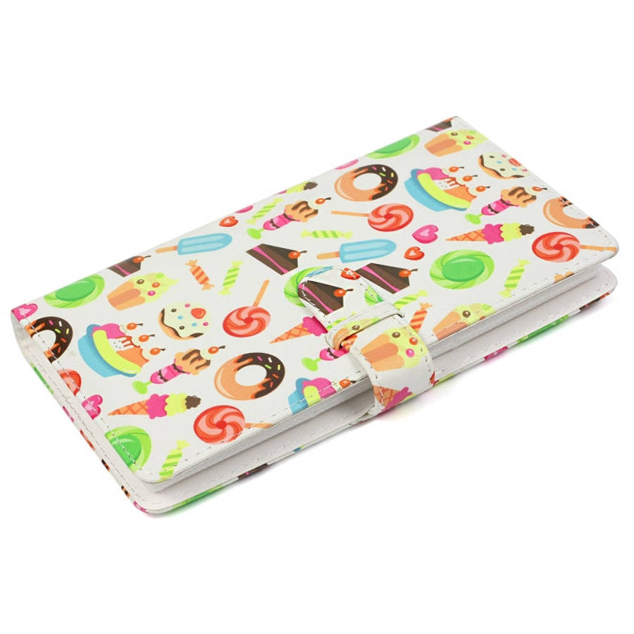 Dessert Pattern 3 inch DIY PU Mini Creativity Insert Type 32 Pages Exquisite Photo Album for Pola...