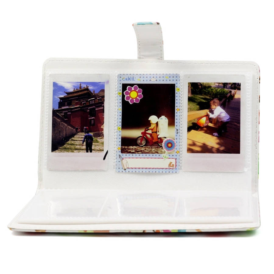 Dessert Pattern 3 inch DIY PU Mini Creativity Insert Type 32 Pages Exquisite Photo Album for Pola...