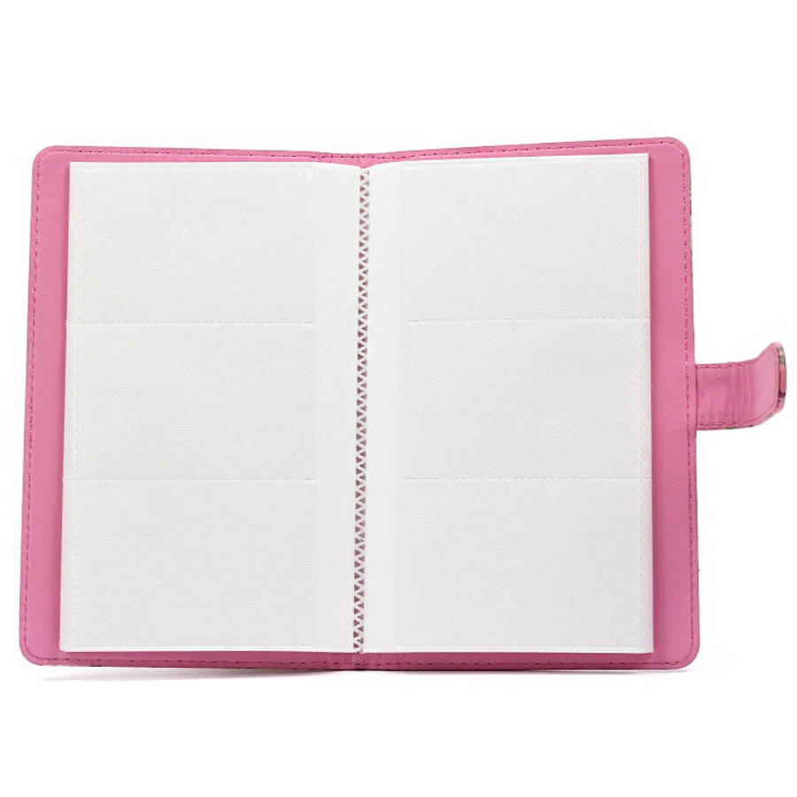 Pink Flamingo Pattern 3 inch DIY PU Mini Creativity Insert Type 32 Pages Exquisite Photo Album fo...