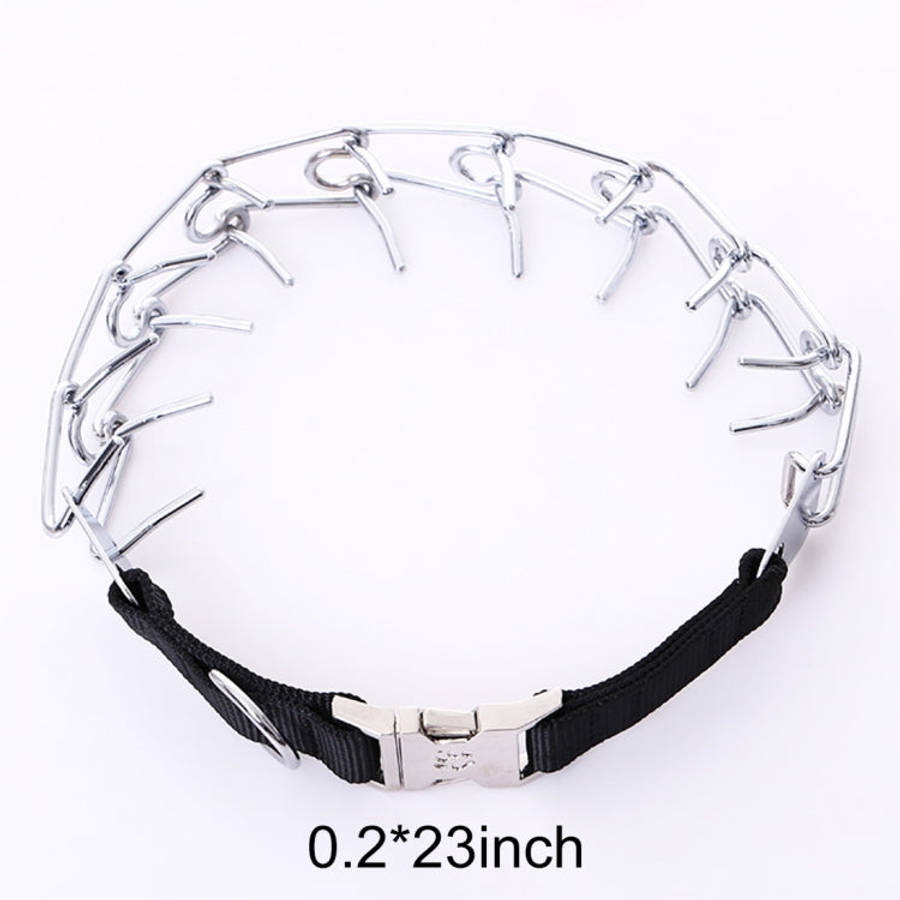 Pet Dogs High Quality Metal Collar Adjustable Chain Specific Training Dogs Chain Collar, Size: 4....