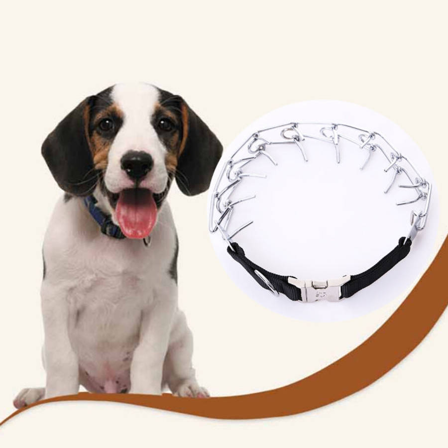 Pet Dogs High Quality Metal Collar Adjustable Chain Specific Training Dogs Chain Collar, Size: 4....