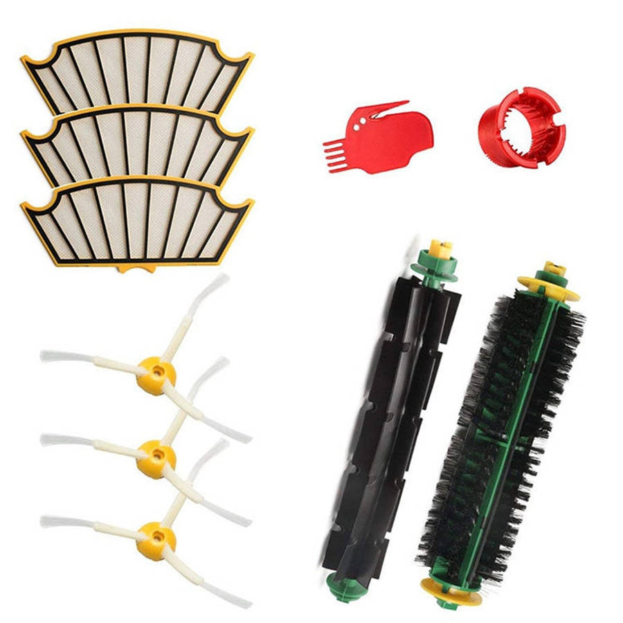 Sweeping Robot Accessories Roller Brush Side Brush Haipa Filter Accessories Set for iRobot 500 Se...