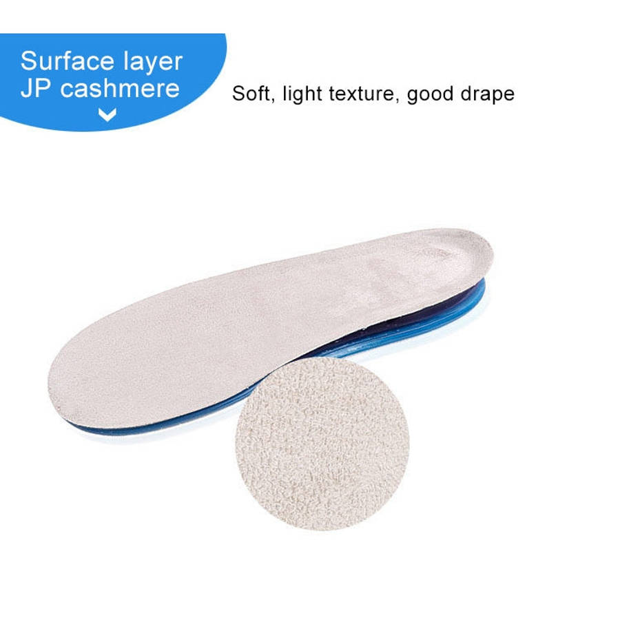 1 Pair Military Training Shock Resistance Sports Insoles Soft and Comfortable Stretch Thick Insol...