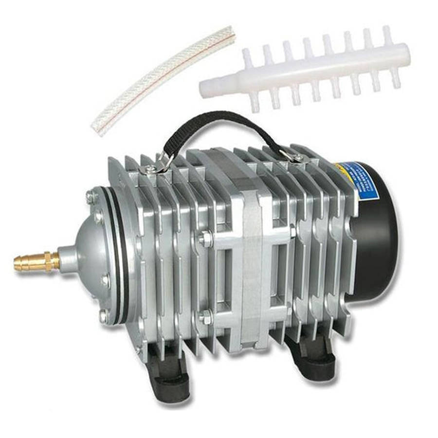 ACO-012A 390W 158L/Min Electromagnetic Air Pump Compressor Seafood Fish Tank Increase Oxygen Air ...