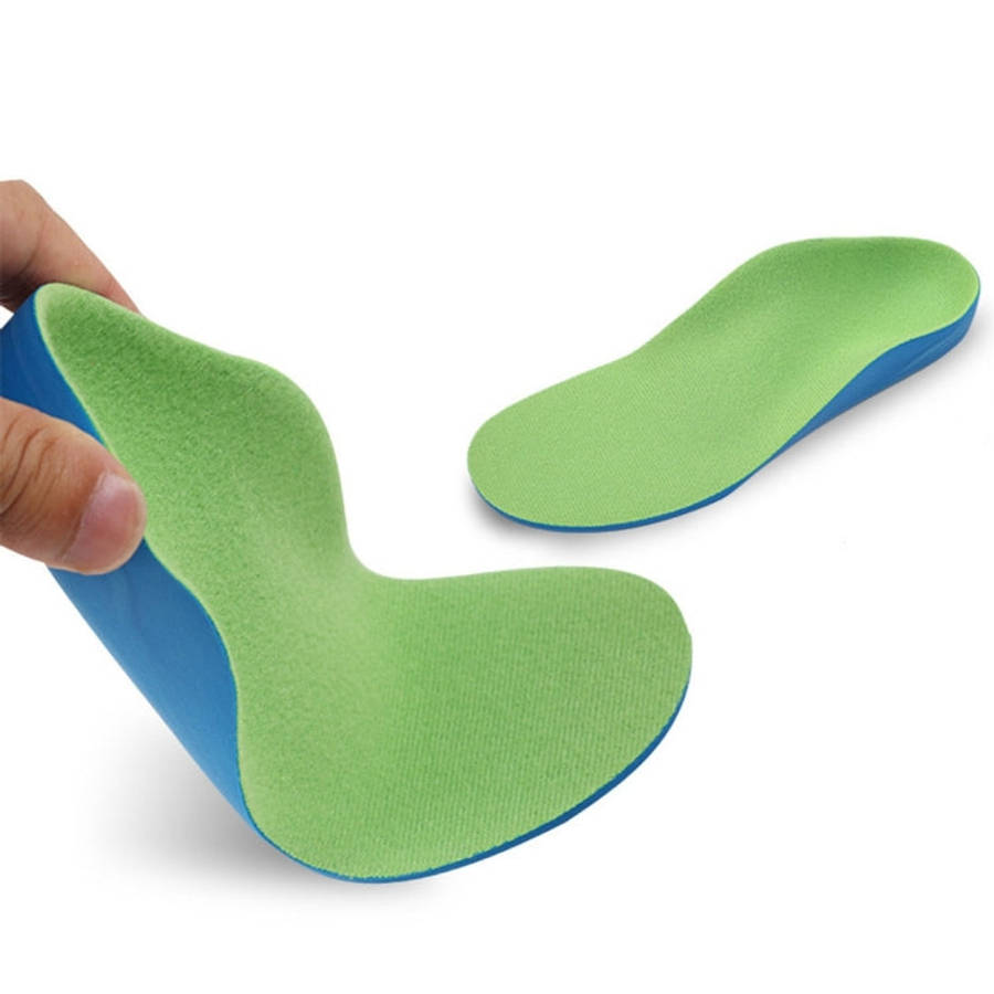 Children PU XO Leg Corrective Insole, Size: 18cm, Size: 18cm