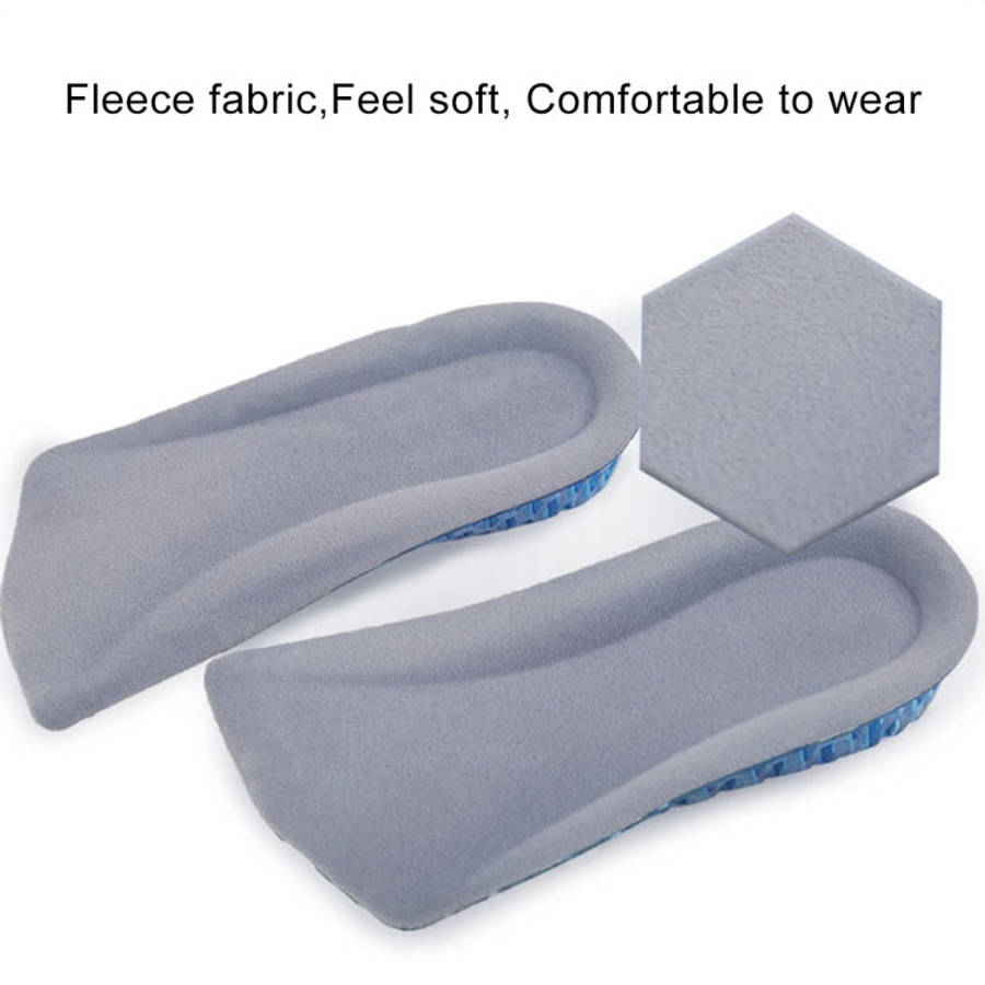 1 Pair  3cm Honeycomb Stretch Insert Shoes Height Increase Half Insoles, 3cm Honeycomb Increase I...