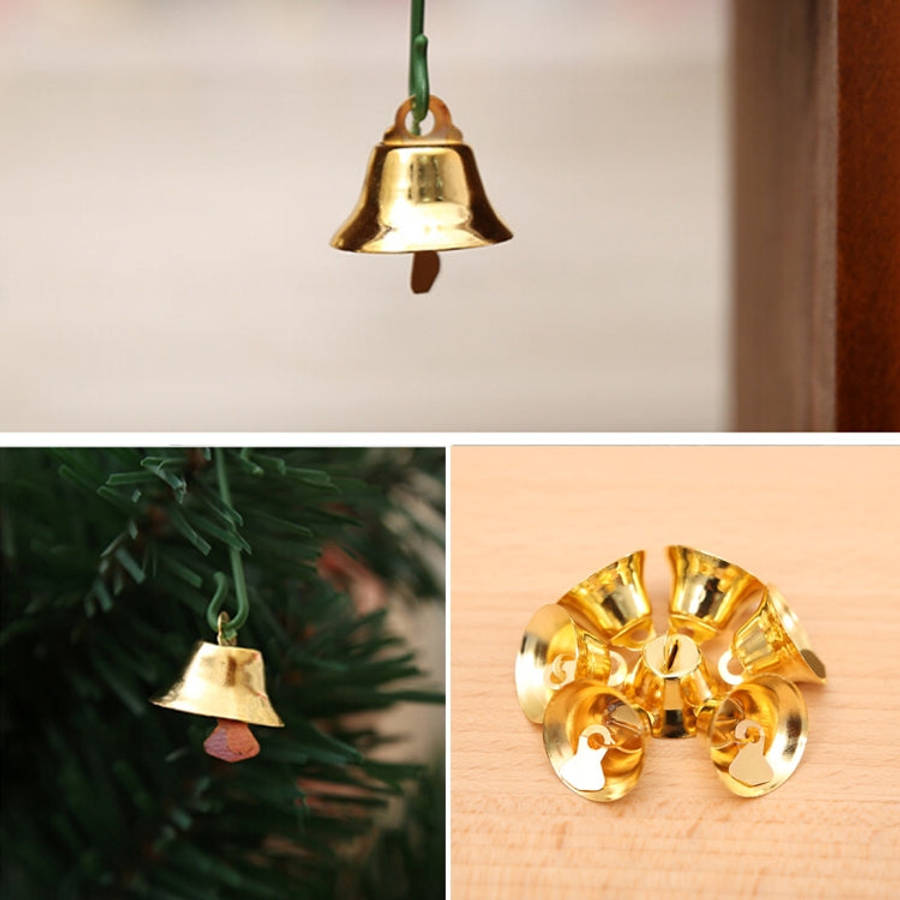 10 in 1 Christmas Decorating Christmas Tree Small Bells Decoration Supplies, Size: 2*2cm, Small B...