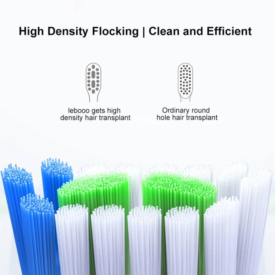 HUAWEI Lebooo LBS-T053A 2 PCS Smart Toothbrush Head (for HCB0001), LBS-T053A Toothbrush Head (Bla...