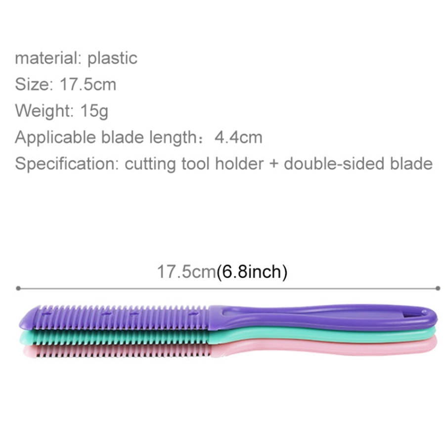 3pcs Hair Tools Double-sided Knife Hair Comb Hair Bangs Trimmer Thinning Device Hair Clipper,  Ra...