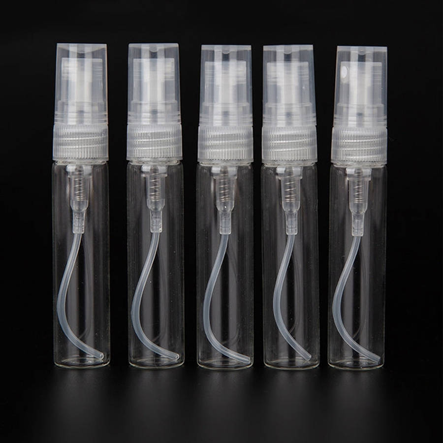 50 PCS Perfume Bottle Spray Bottle Perfume Bottle Empty Bottle, Capacity:5ML (Transparent), 5ML (...
