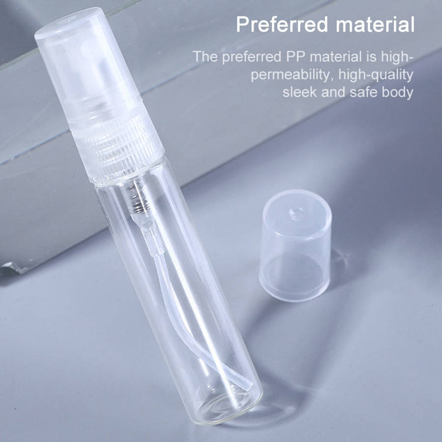 50 PCS Perfume Bottle Spray Bottle Perfume Bottle Empty Bottle, Capacity:5ML (Transparent), 5ML (...