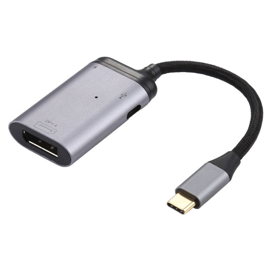 4K USB-C / Type-C to DisplayPort 1.4 + PD Data Sync Adapter Cable, Type-C to DP