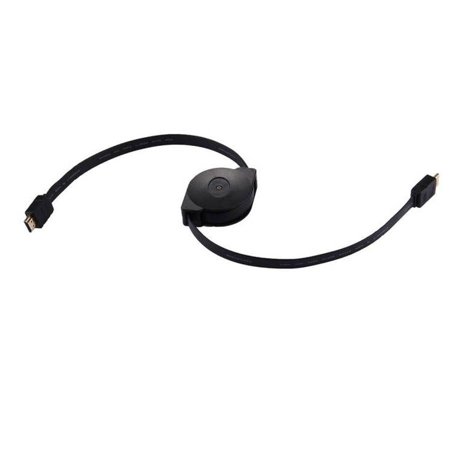 1m HDMI Male to HDMI Male Retractable Video Audio Connector Adapter Cable with Mini HDMI & Micro ...