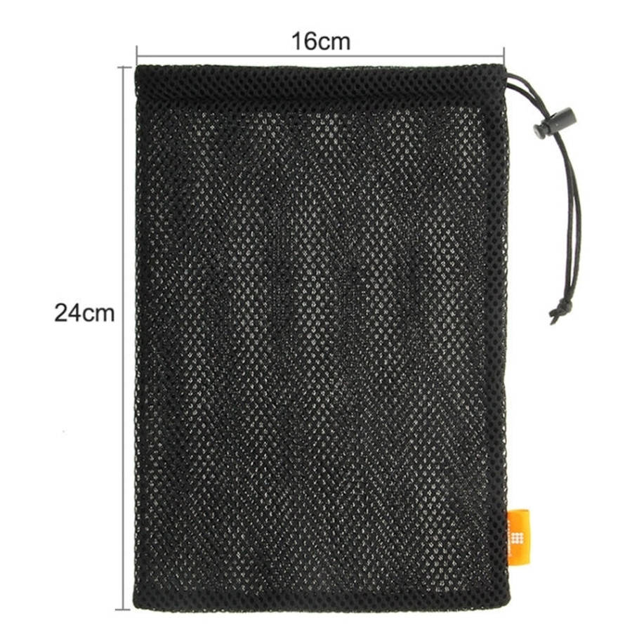 HAWEEL Nylon Mesh Drawstring Pouch Bag with Stay Cord for up to 7.9 inch Screen iPad and Tablet, ...