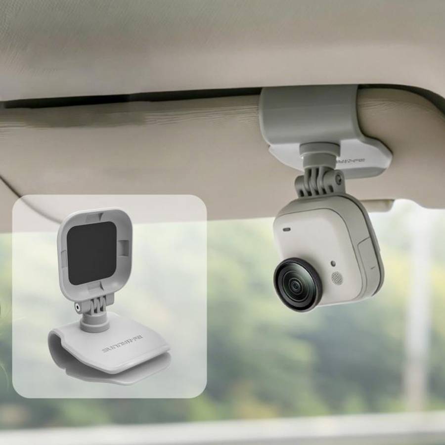 For Insta360 GO Ultra Sunnylife Magnetic Car Sun Visor Mount Action Camera Holder 360 Rotating 18...