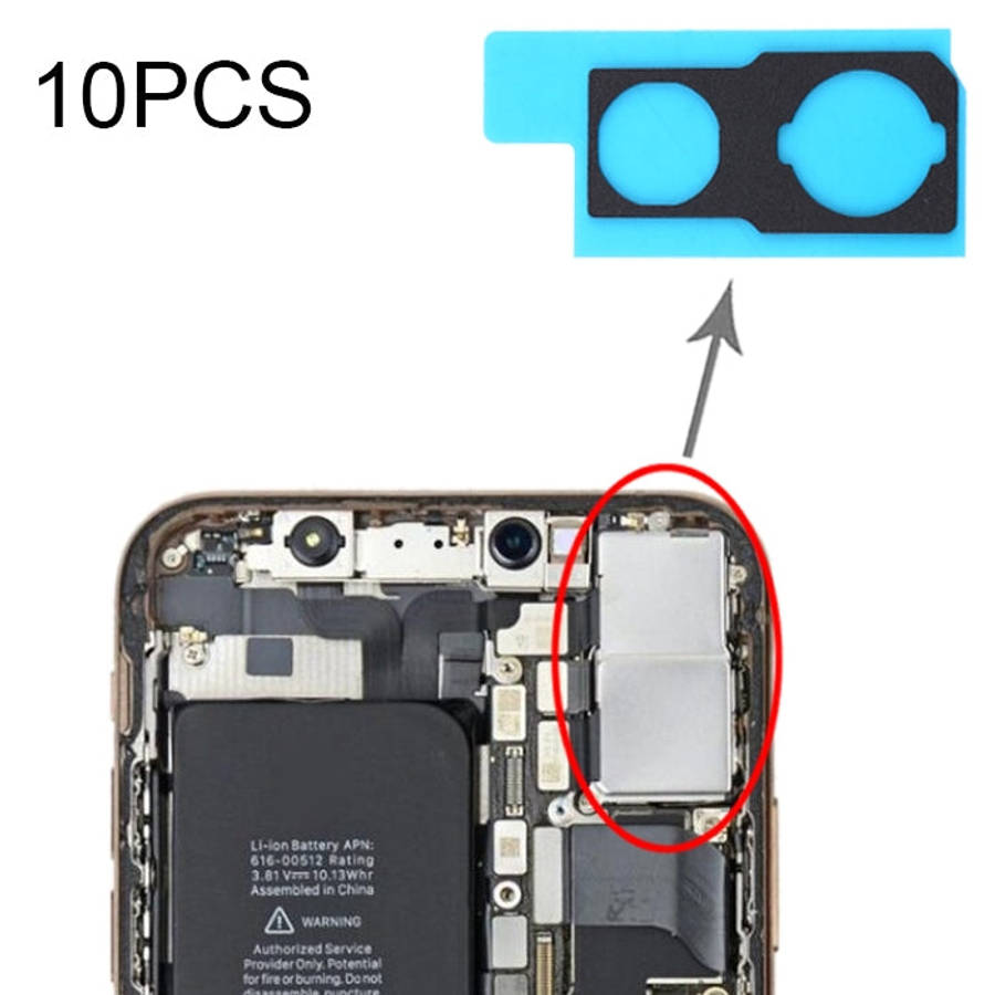 10 PCS Back Camera Dustproof Sponge Foam Pads for iPhone 11, For iPhone 11