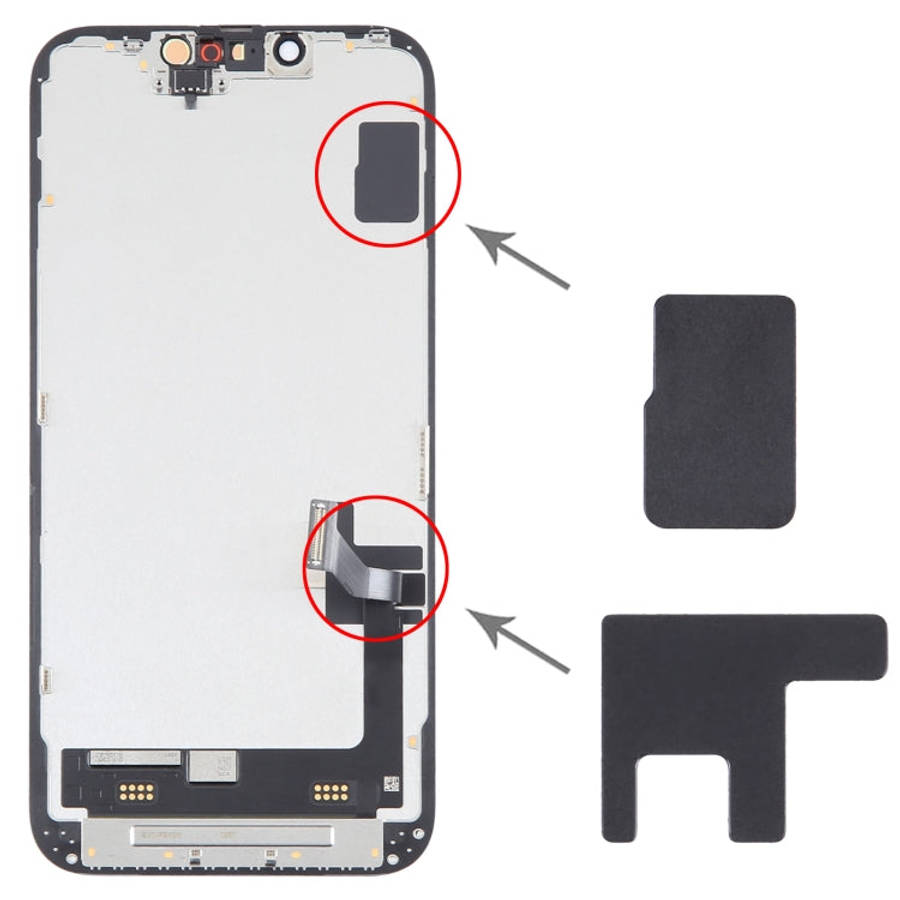 100/Set LCD Heat Sink Graphite Sticker for iPhone 14, For iPhone 14