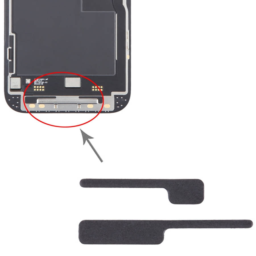 100/Set For iPhone 14 Pro LCD Bracket Sponge Foam Pads, For iPhone 14 Pro