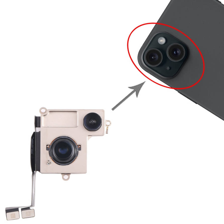 For iPhone 15 Back Facing Camera, For iPhone 15