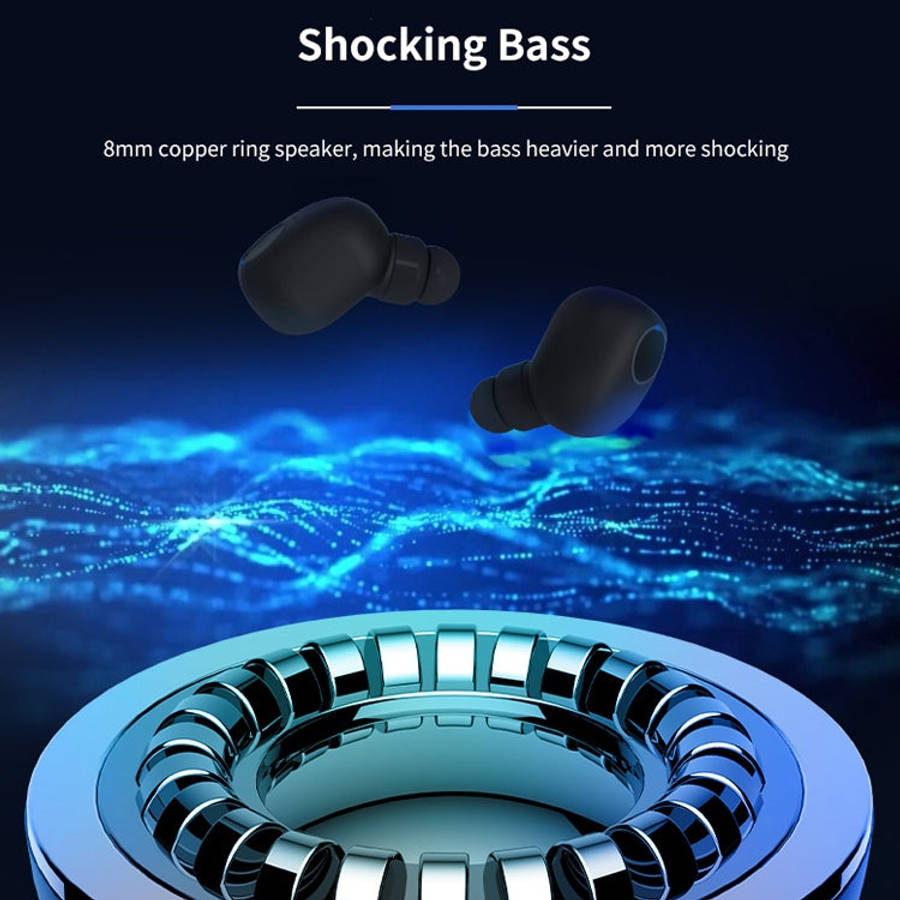 Q1 TWS Bluetooth 5.0 Binaural Stereo Wireless Sports Bluetooth Earphone