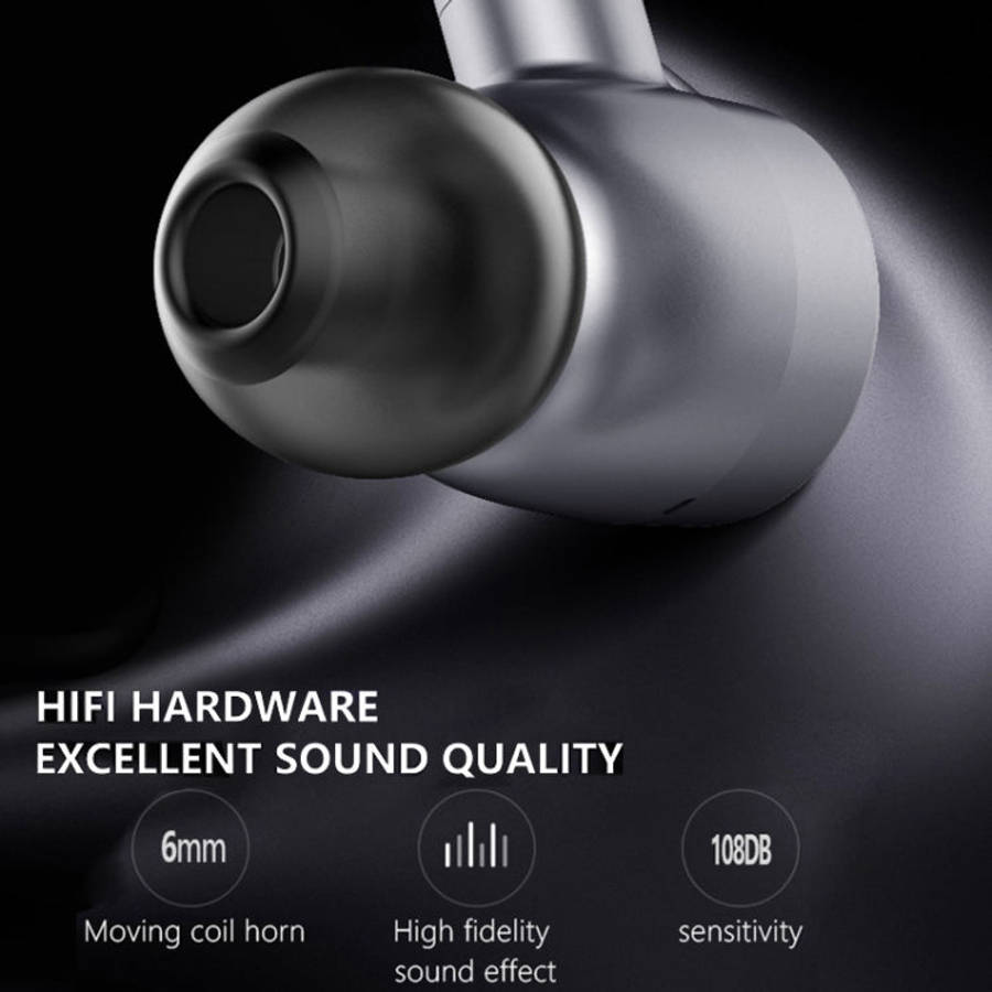V7 Bluetooth 5.0 Business Style Wireless Stereo Sports Bluetooth Earphone, Support Inform Caller ...