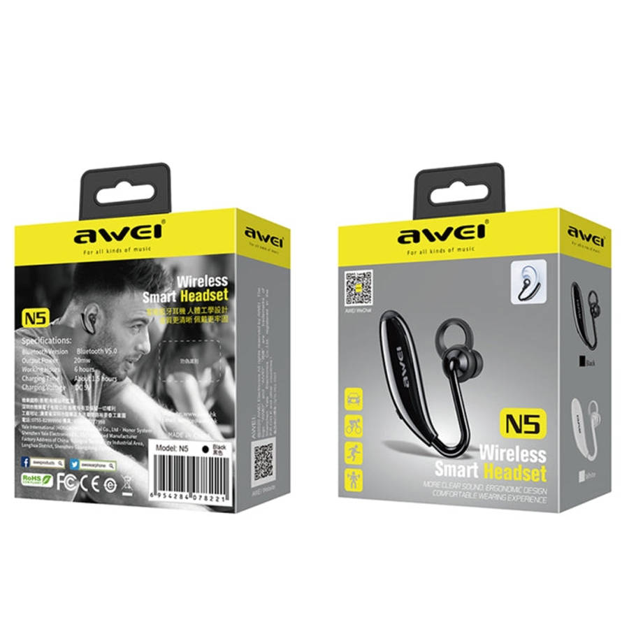 awei N5 Binaural Wireless Bluetooth 5.0 Headset