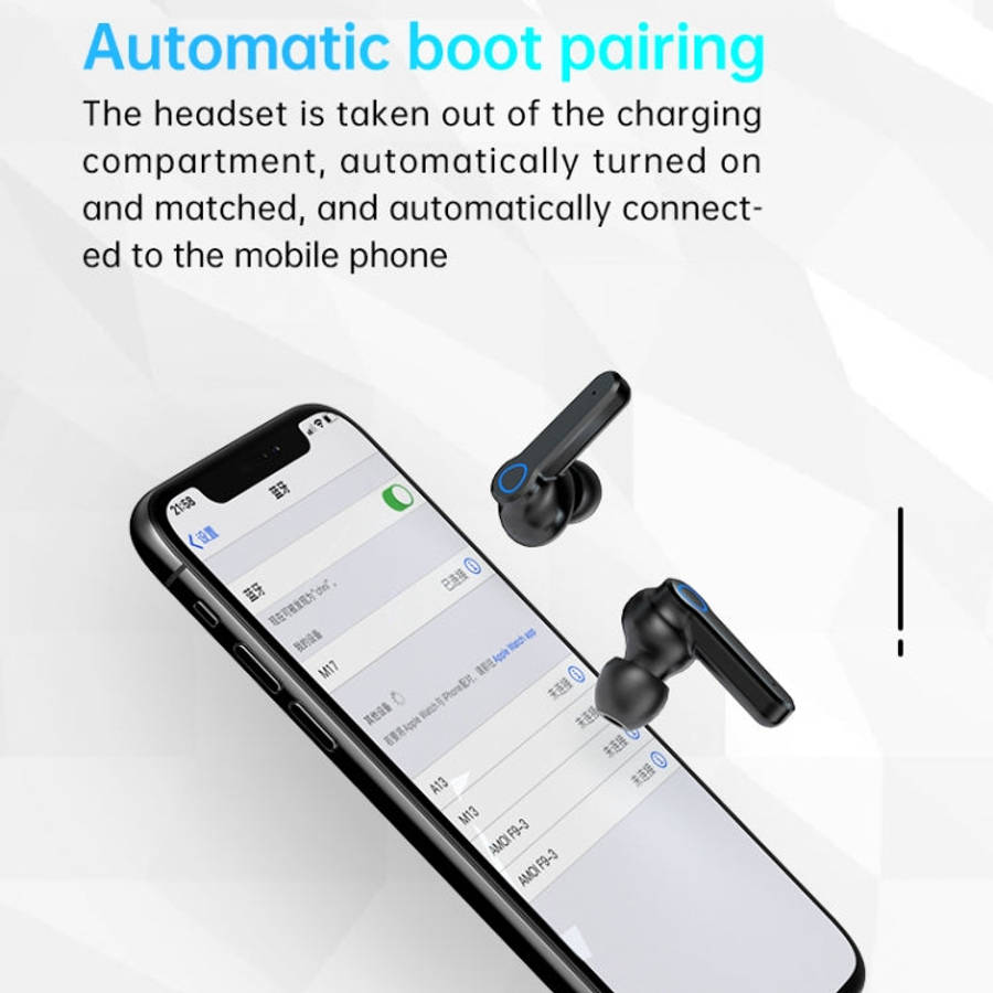M19 Bluetooth 5.1 TWS Digital Display Wireless Bluetooth Earphone with Charging Box, Support Touc...