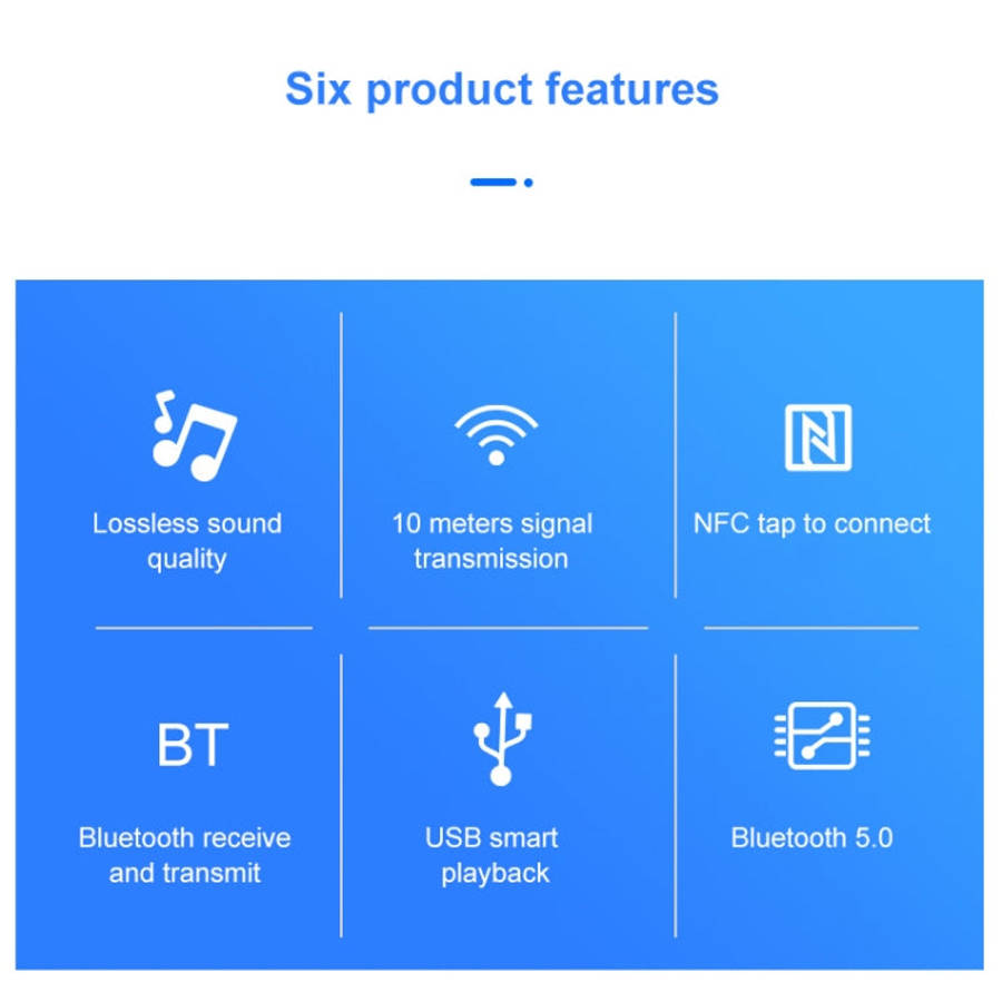 NFC BT19 Bluetooth 5.0 Receiver Transmitter Headset Car Audio Player