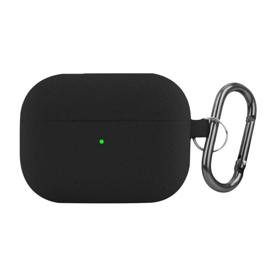 For AirPods Pro Litchi Texture Silicone Wireless Earphone Protective Case