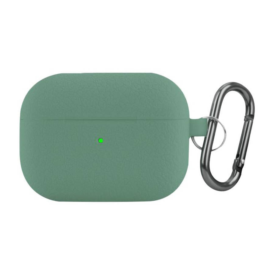 For AirPods Pro Litchi Texture Silicone Wireless Earphone Protective Case